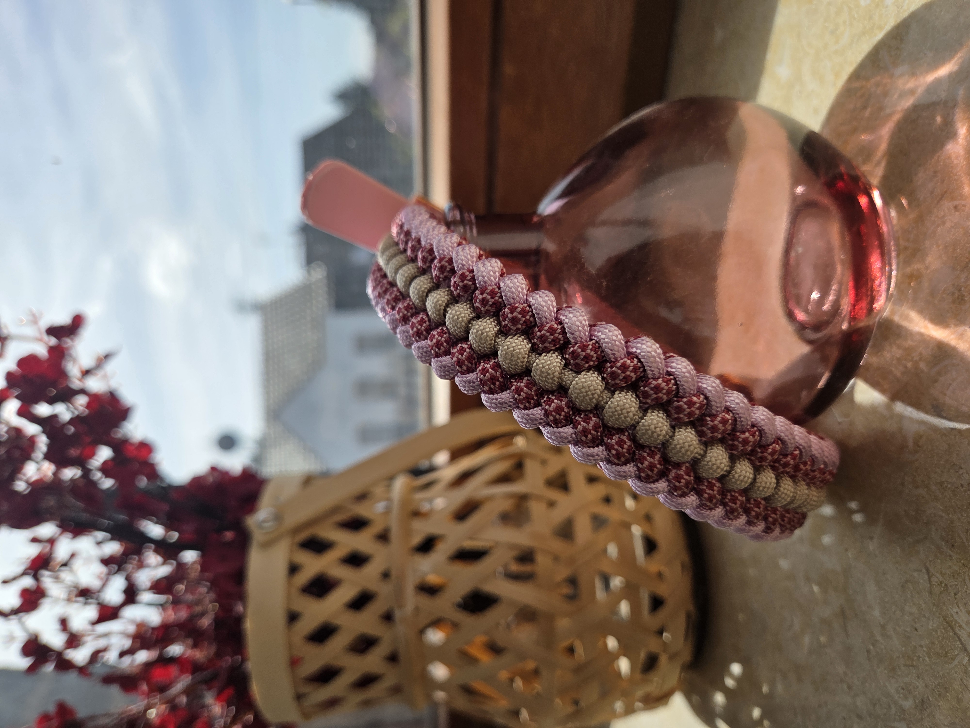 Lumen Halsband, mittlere Flechtung mit Punktmuster